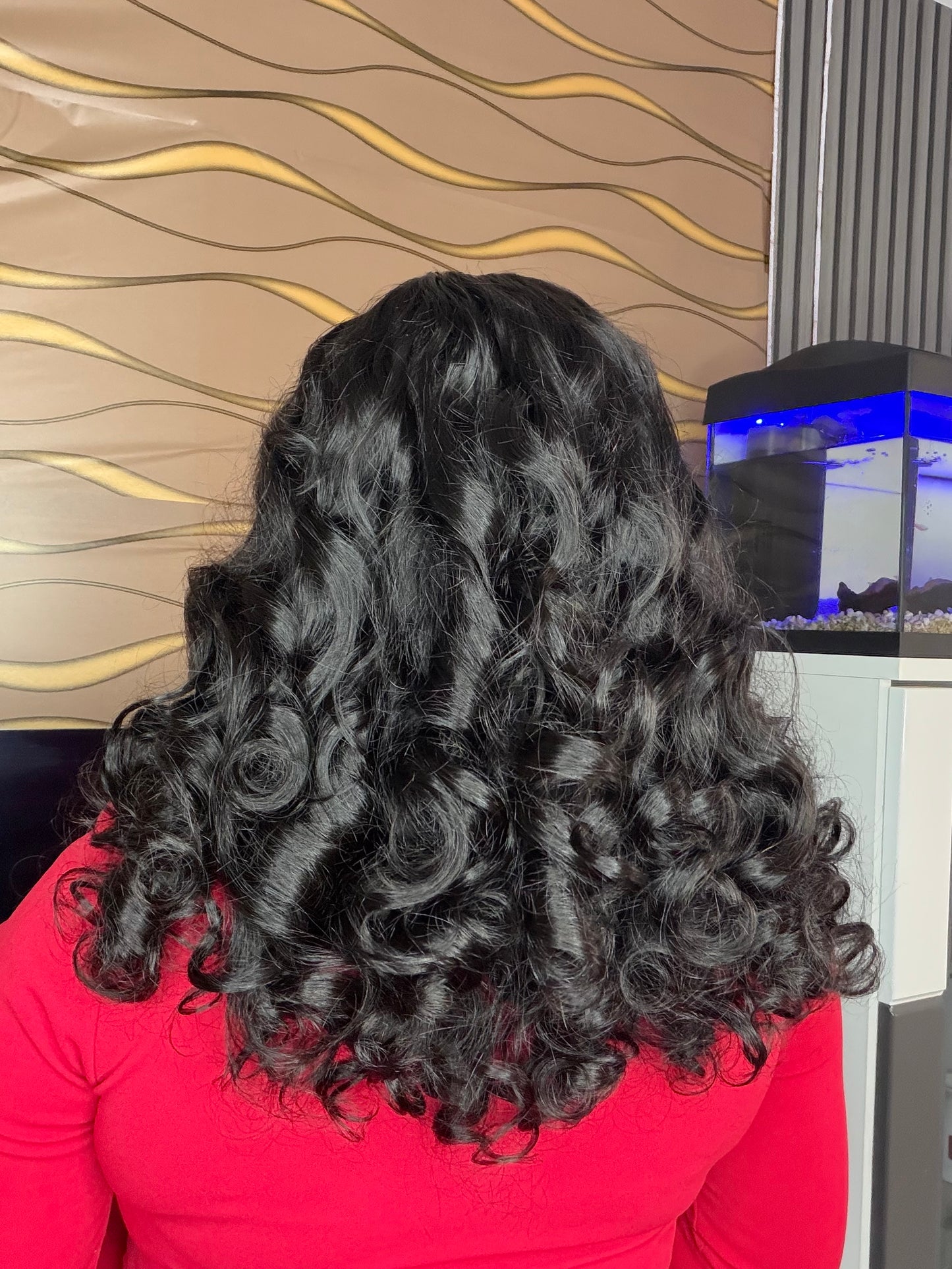 BOUNCY CURLY 5*5 TRANSPARENT LACE