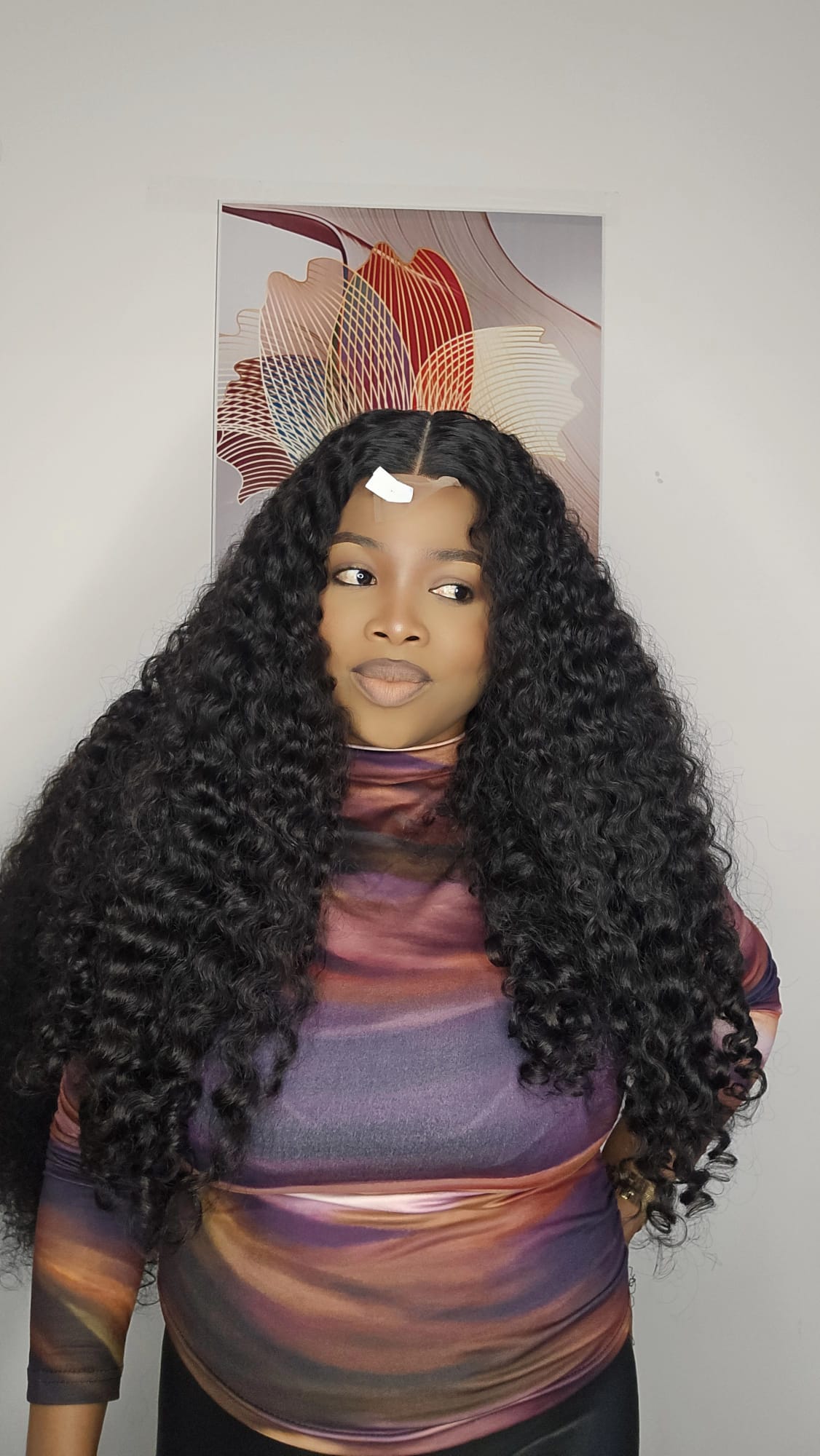 LUXURY BURMESE CURLY HAIR SDD 28" NATURAL COLOR