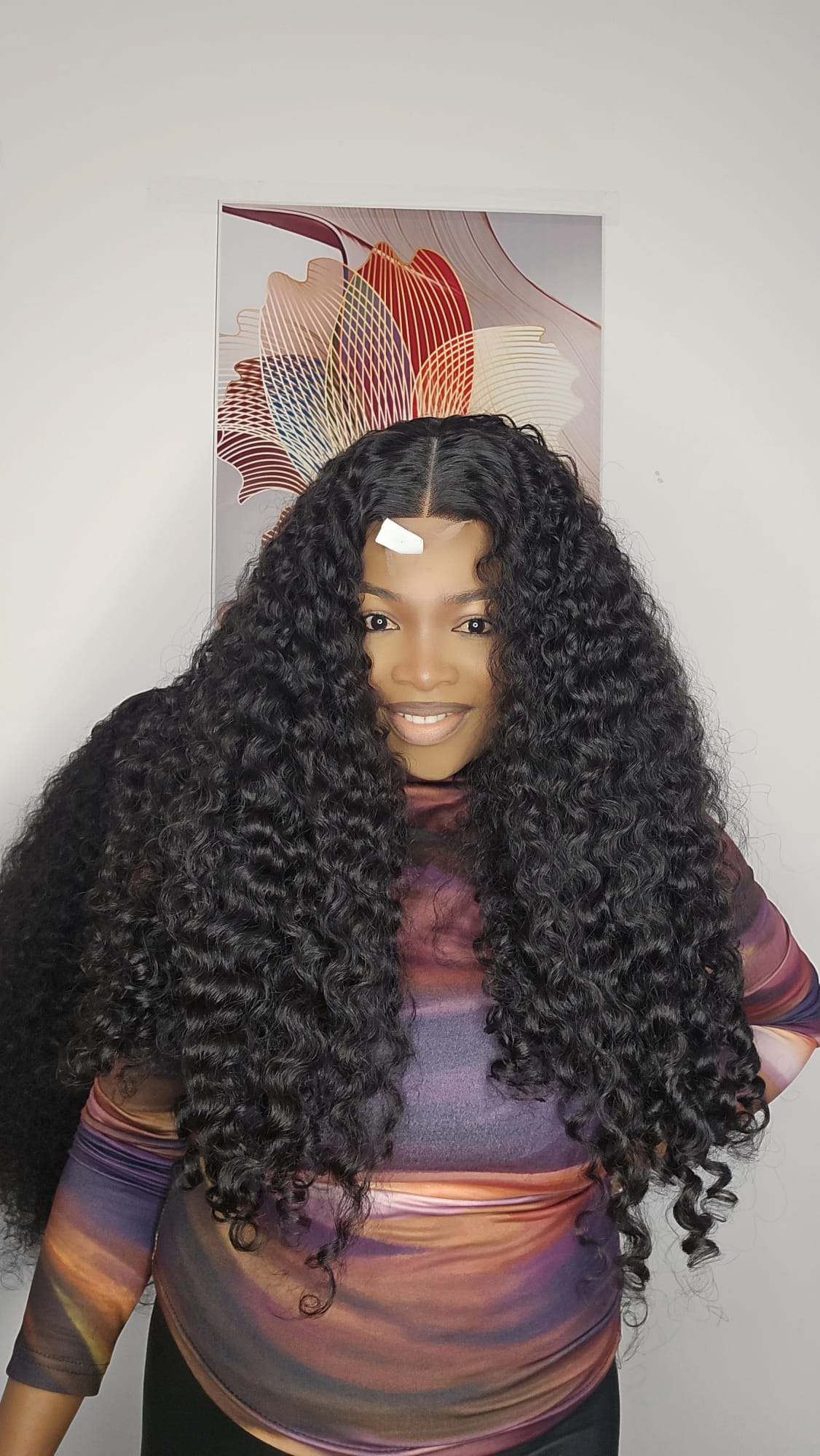 LUXURY BURMESE CURLY HAIR SDD 28" NATURAL COLOR