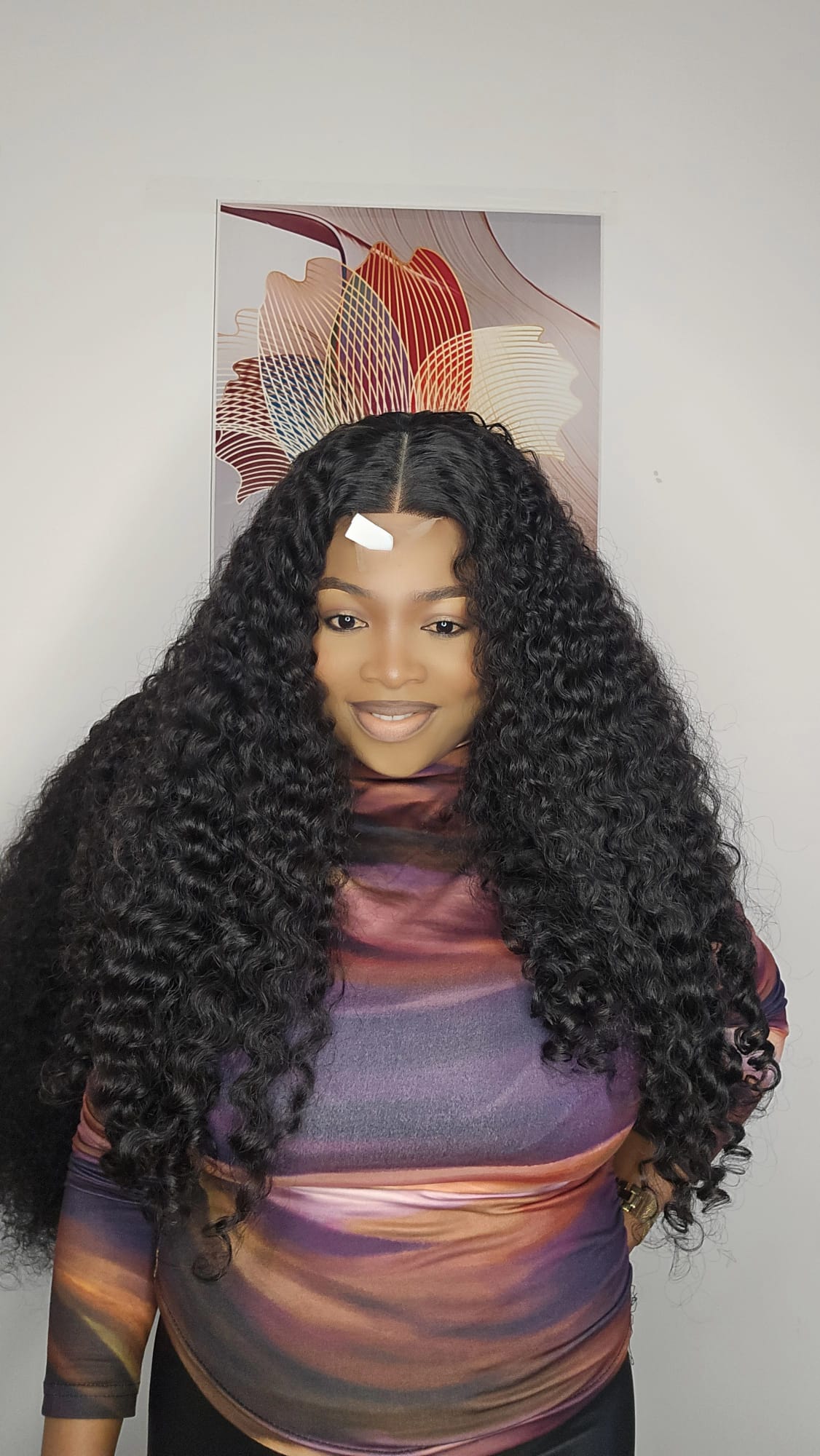 LUXURY BURMESE CURLY HAIR SDD 28" NATURAL COLOR