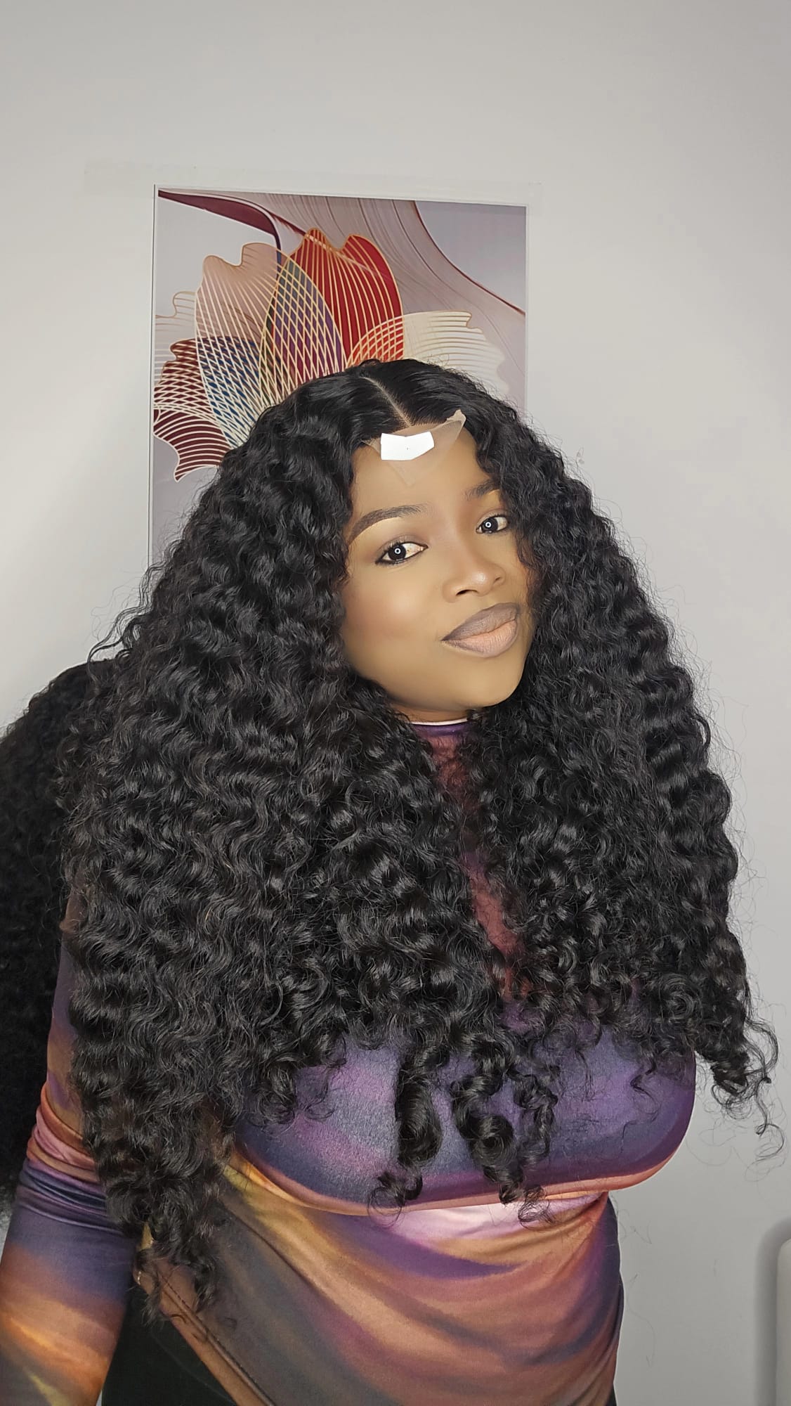 LUXURY BURMESE CURLY HAIR SDD 28" NATURAL COLOR