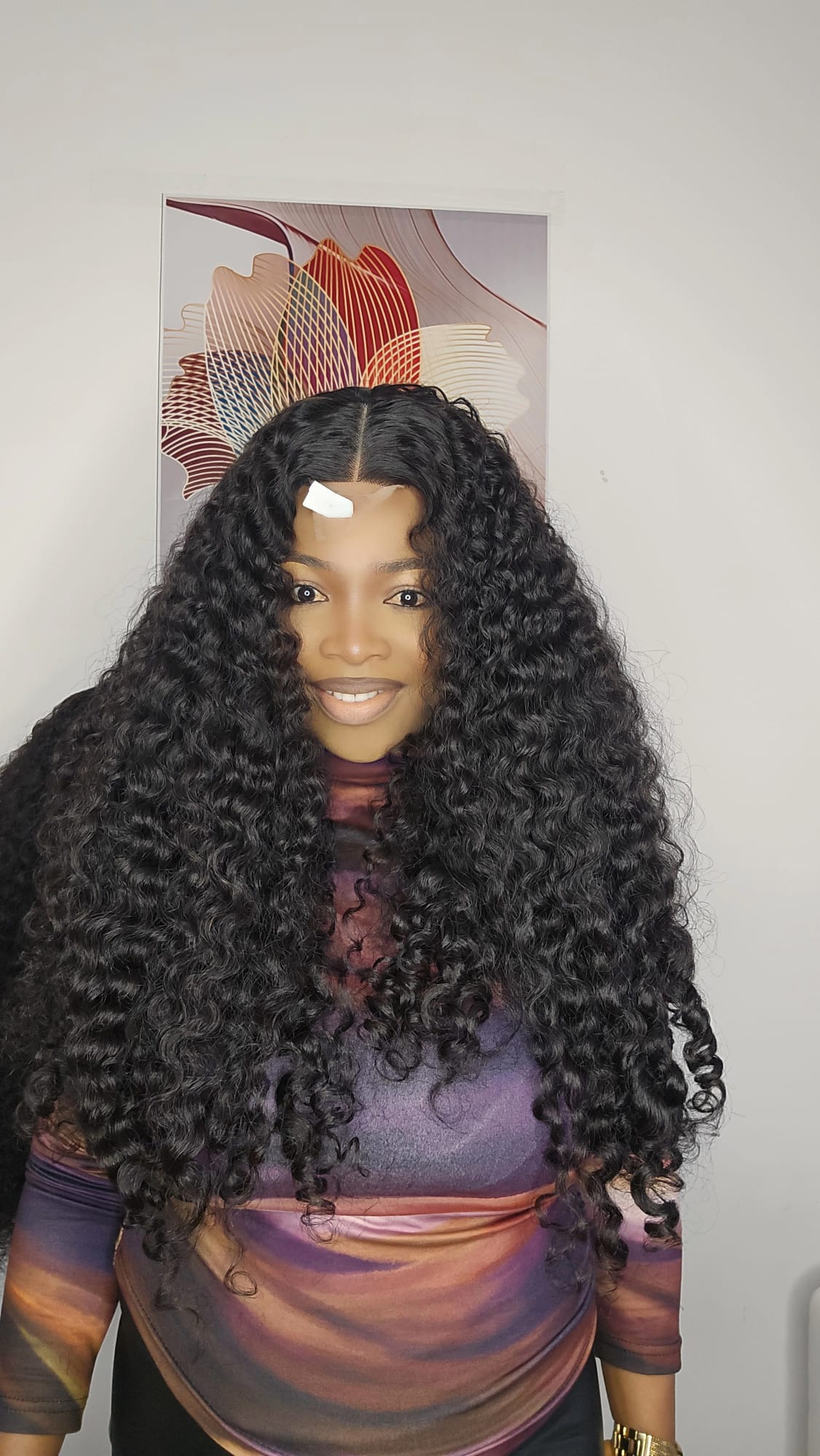 LUXURY BURMESE CURLY HAIR SDD 28" NATURAL COLOR