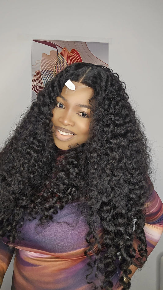 LUXURY BURMESE CURLY HAIR SDD 28" NATURAL COLOR