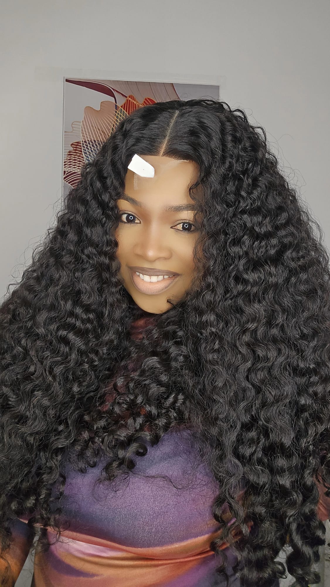LUXURY BURMESE CURLY HAIR SDD 28" NATURAL COLOR