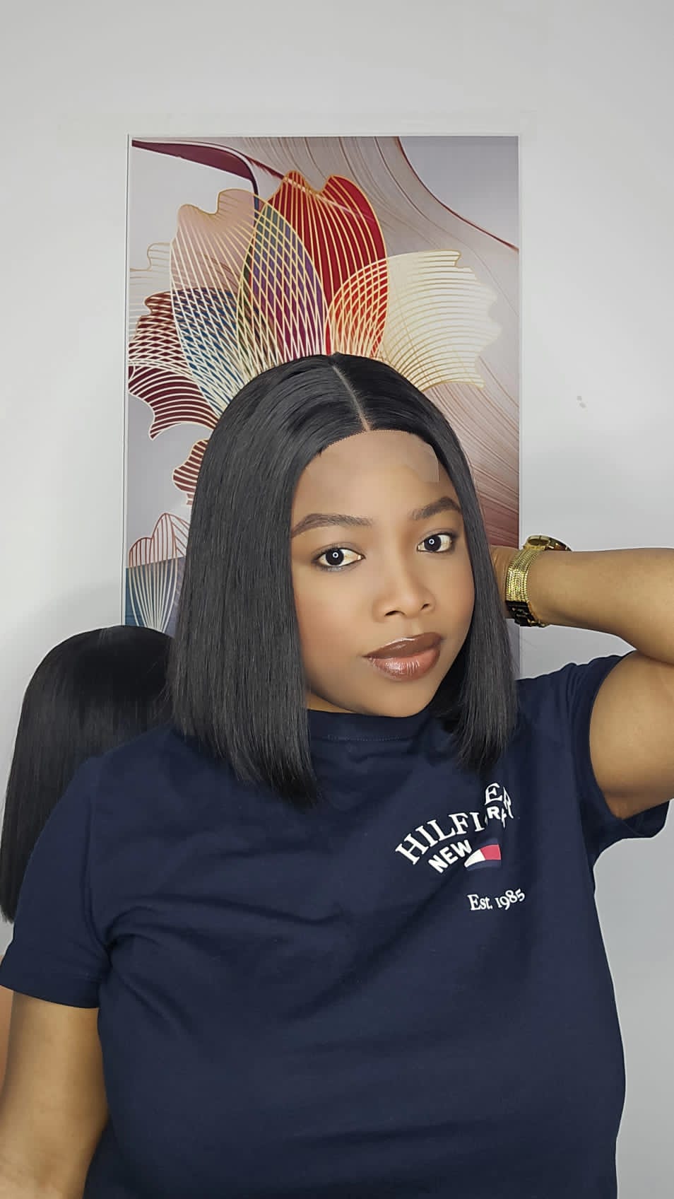 Sdd Bone Straight Hair 12" And 10" 2x4 Closure