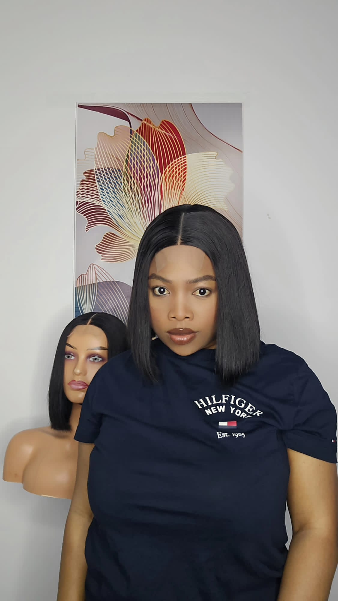 Sdd Bone Straight Hair 12" And 10" 2x4 Closure