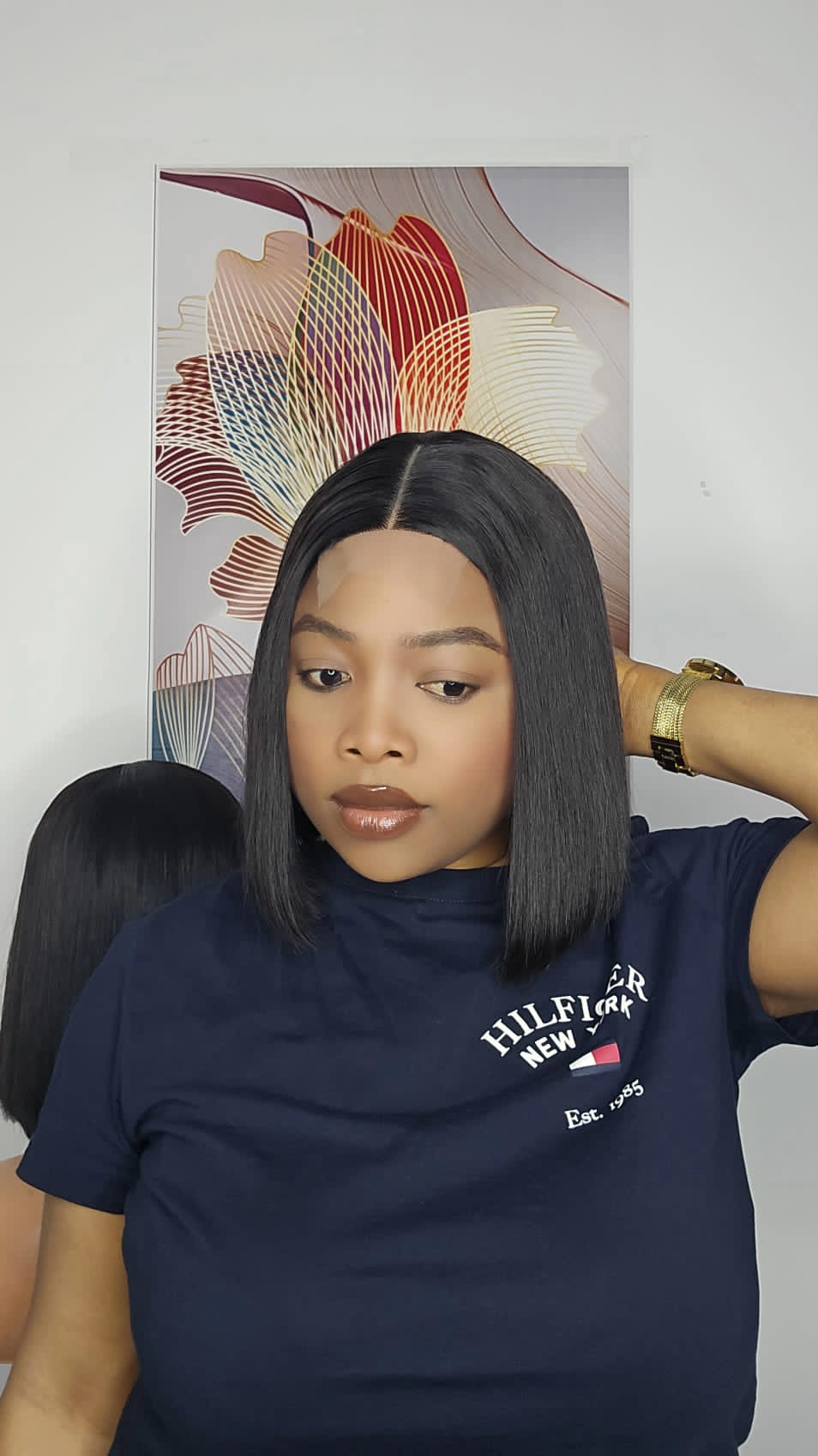 Sdd Bone Straight Hair 12" And 10" 2x4 Closure