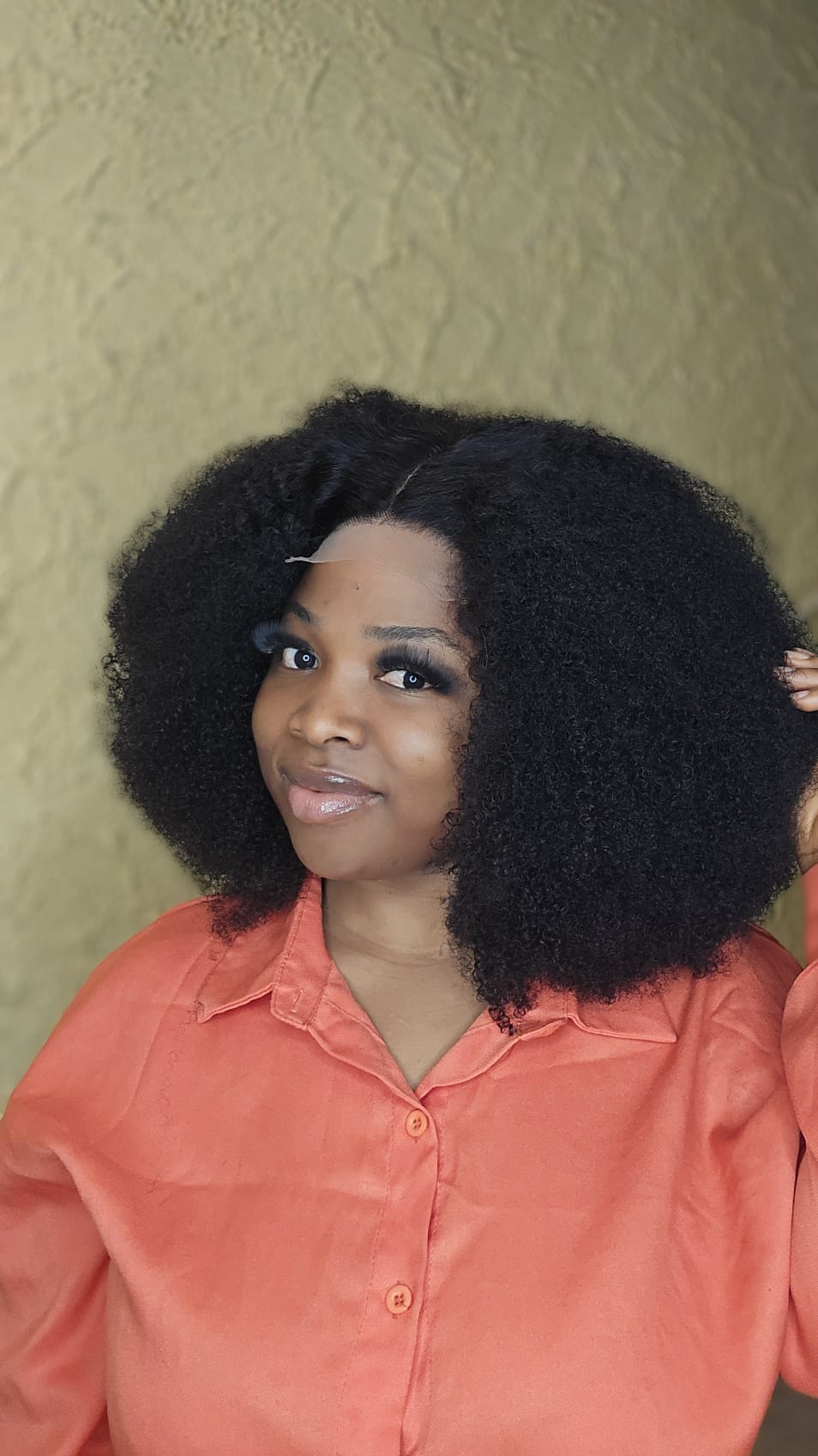 AFRO HUMAN HAIR WIG