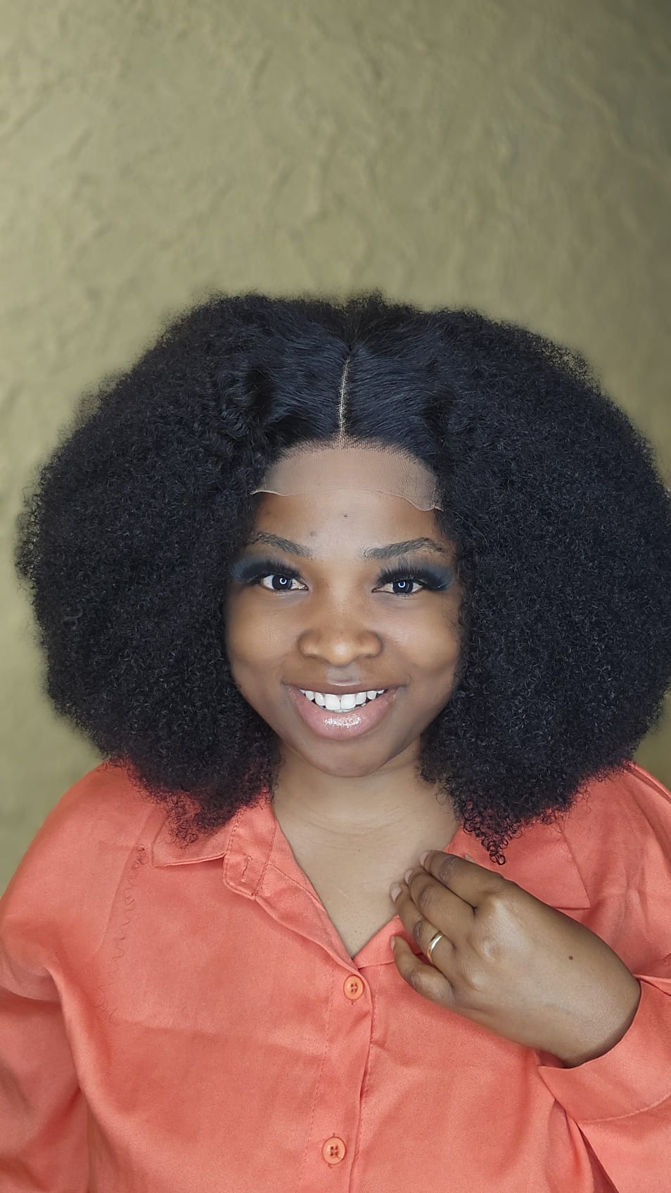 AFRO HUMAN HAIR WIG