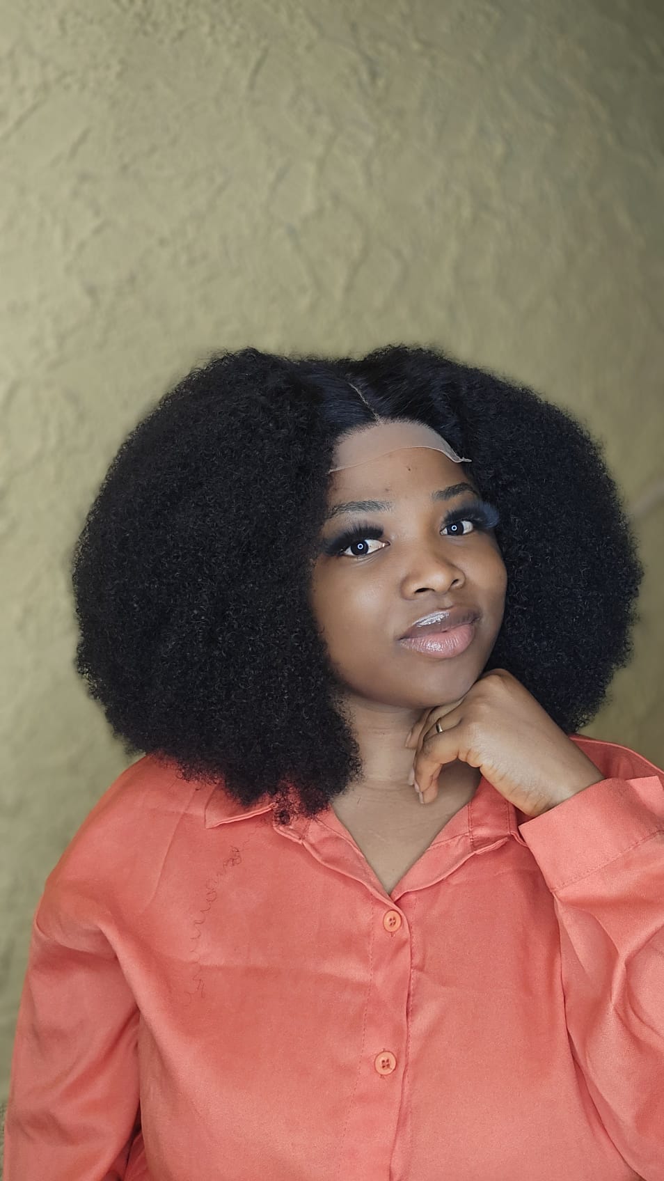 AFRO HUMAN HAIR WIG