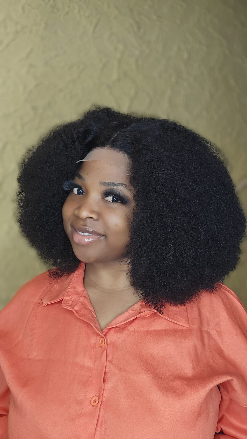 AFRO HUMAN HAIR WIG