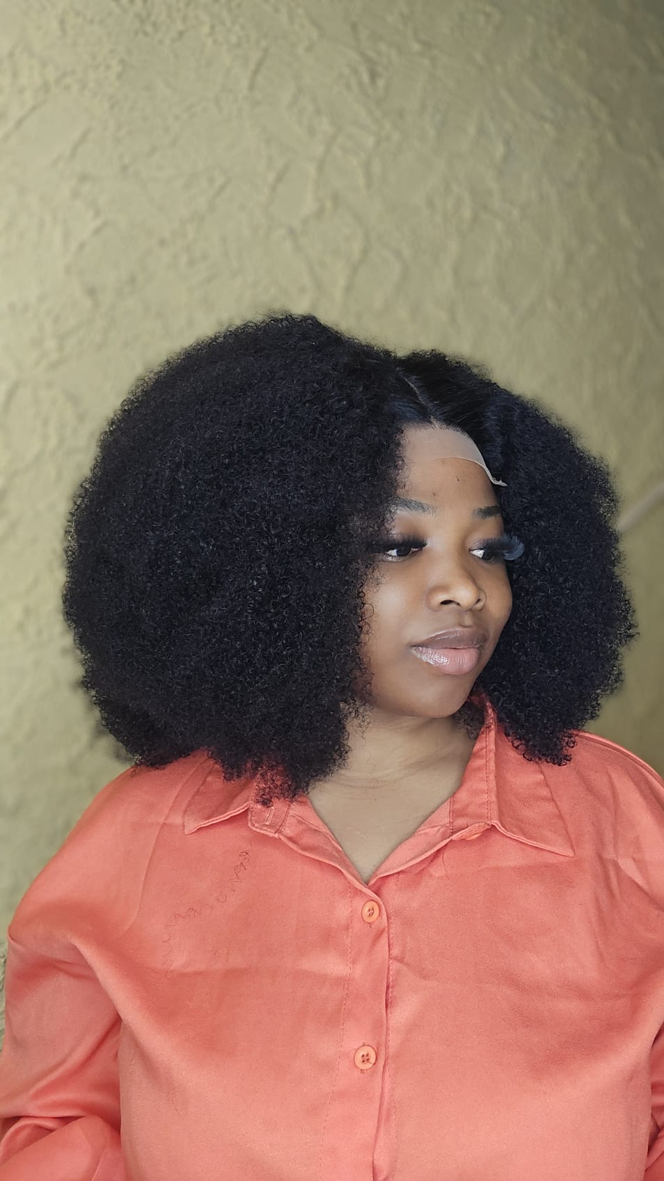 AFRO HUMAN HAIR WIG