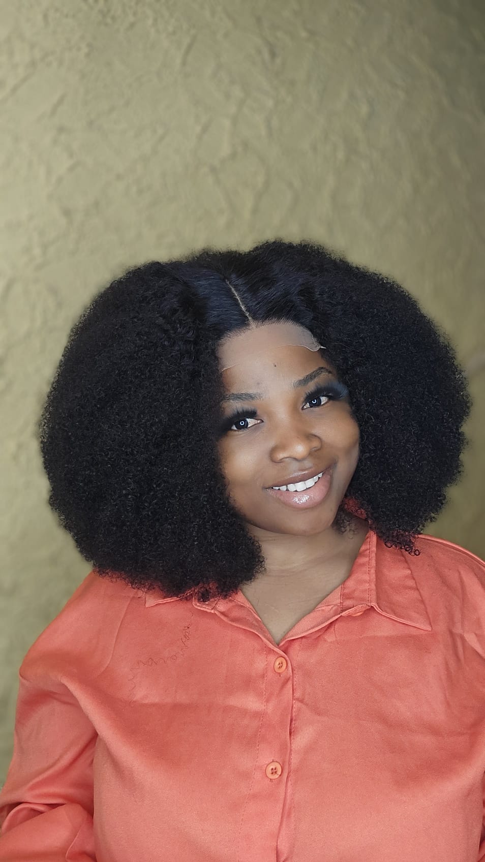 AFRO HUMAN HAIR WIG