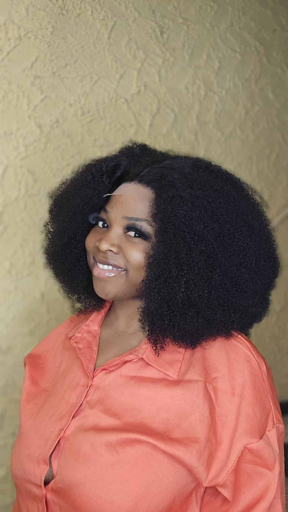 AFRO HUMAN HAIR WIG