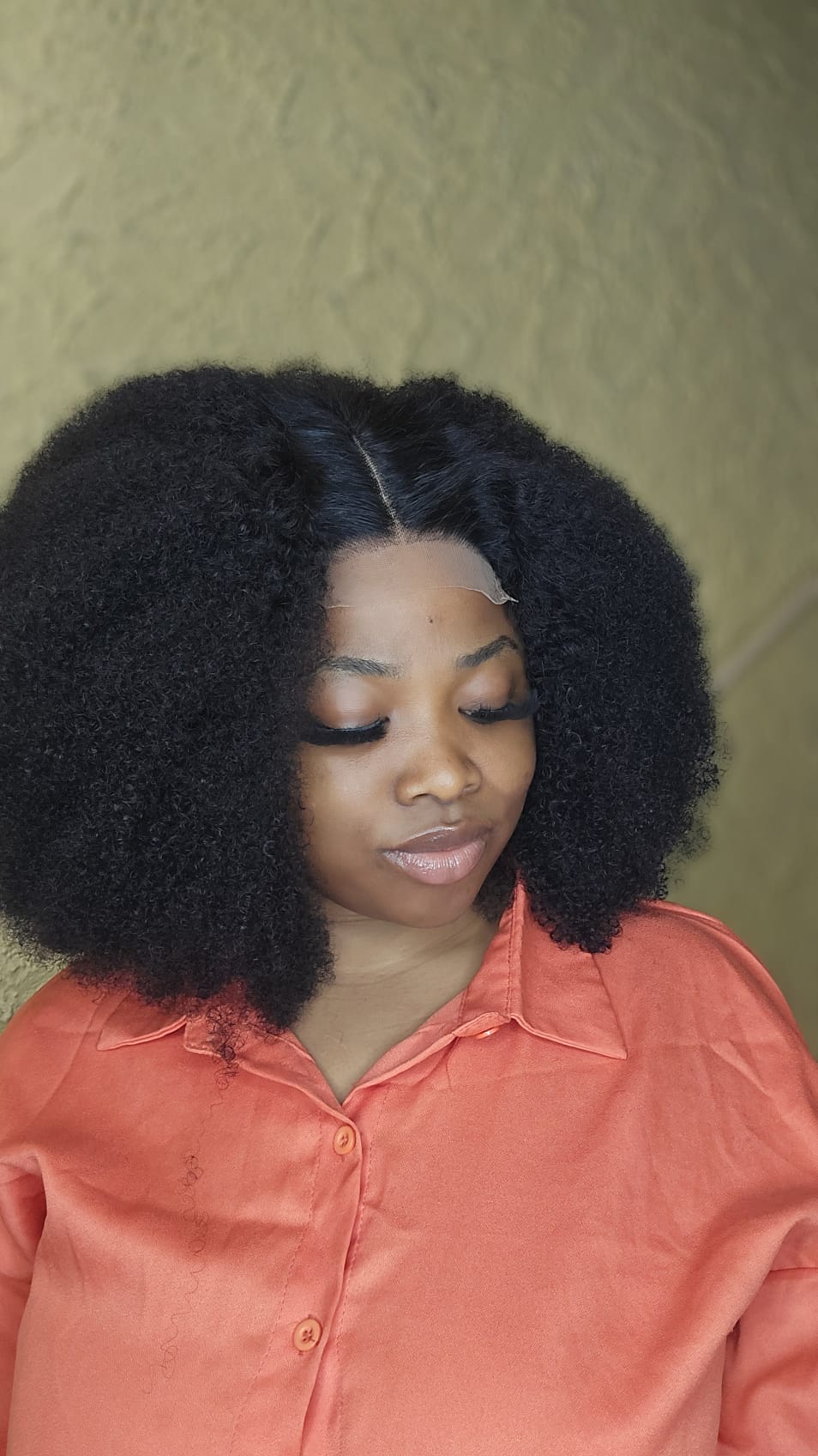 AFRO HUMAN HAIR WIG