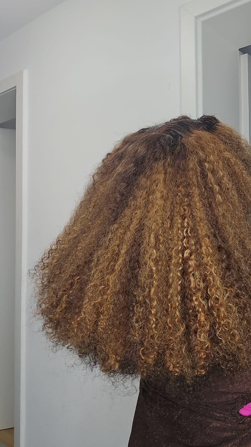 5x5 transparent lace color pixie curly wigs