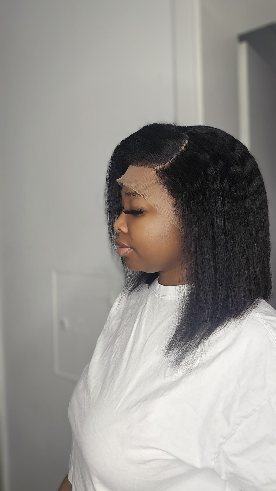 Kinky Straight 13x4 Transparent Lace