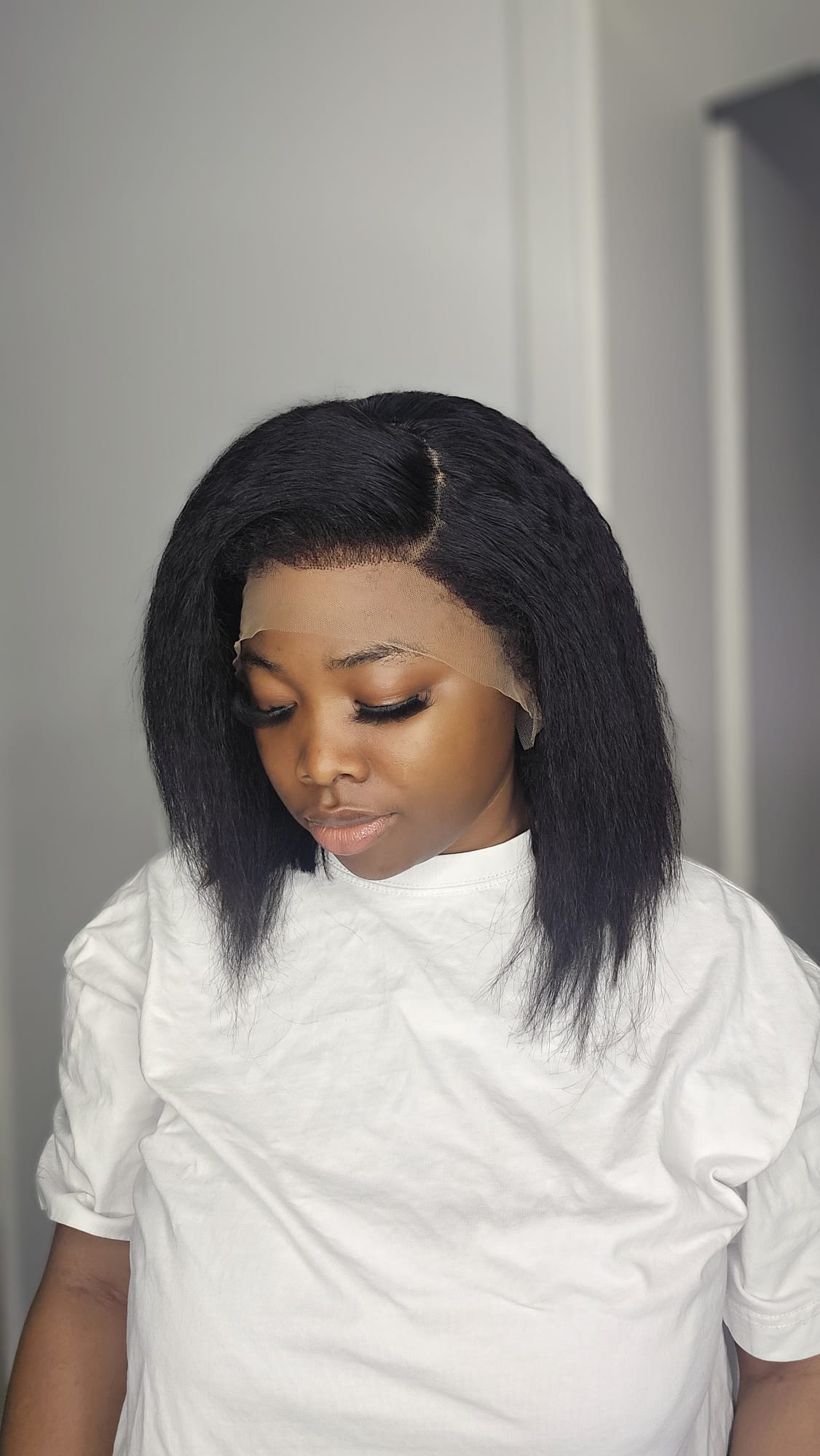 Kinky Straight 13x4 Transparent Lace