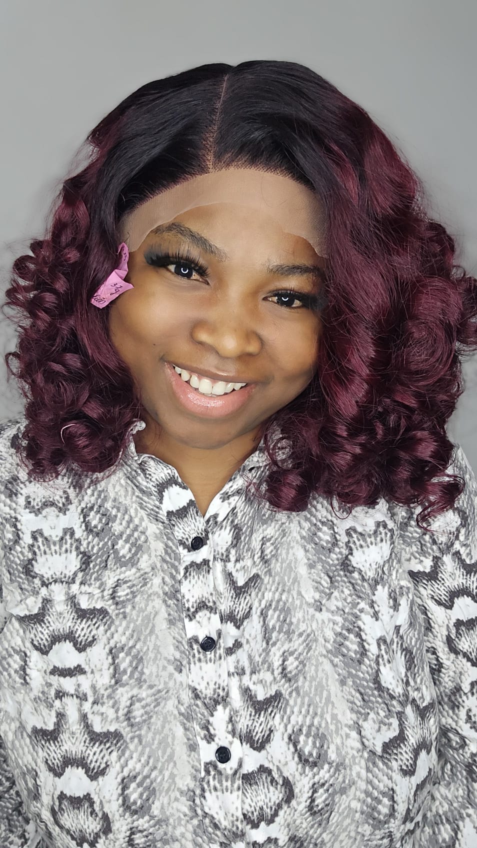 Burgundy Roll Bouncy SDD 300G 5x5 Closure