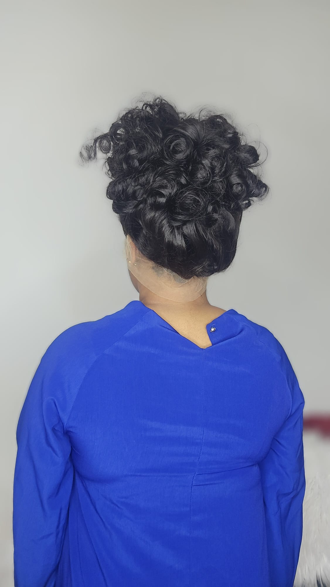 Natural roll bouncy Sdd 360 Wig